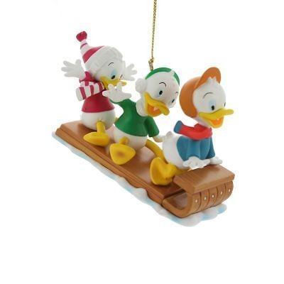   Magic Grolier Ornament Figurine Huey Dewey Louie w/ Certificate