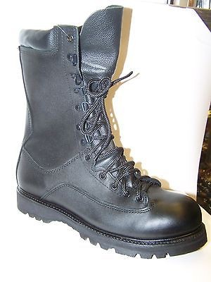 NEW MATTERHORN (USA) STYLE 1949 BLACK LEATHER WATERPROOF INSULATED 