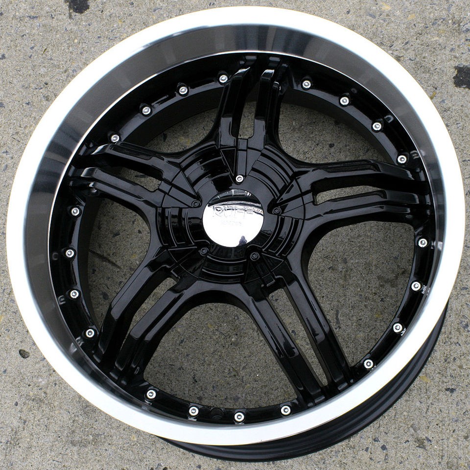 STATUS 930 20 BLACK RIMS WHEELS EXPLORER SPORT TRAC / 20 X 8.5 5H +20