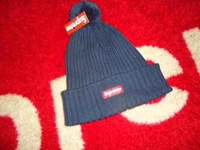 SUPREME 2012 F/W RIBBED BEANIE BOX BIG BLOCK LOGO ARC HAT CAP N COMME 