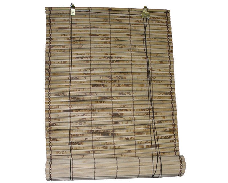 36 x 72 Bamboo Tortoise Shell Slat Roll Up Window Blinds 