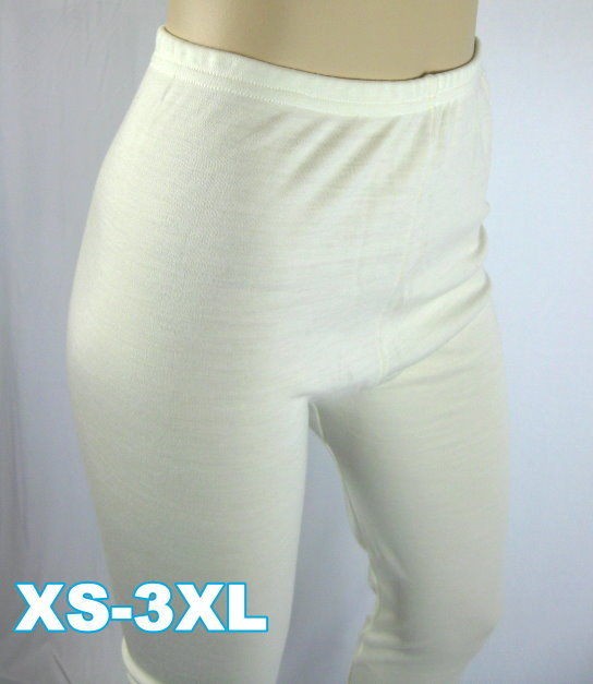   Lock Women Girl Long Johns Pure Merino Wool Thermal Underwear XS 3XL