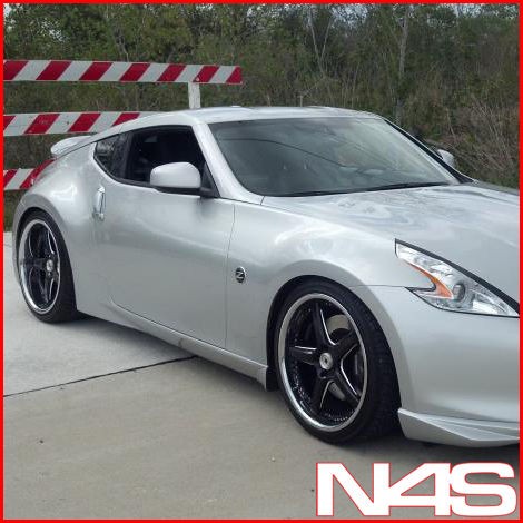 BRAND NEW 20 NISSAN 350Z VERTINI DRIFT BLACK STAGGERED WHEELS RIMS