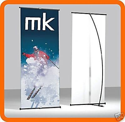 UNITS L Stand Display Trade Show Banner Stands 32*73 Pop Up Booth 