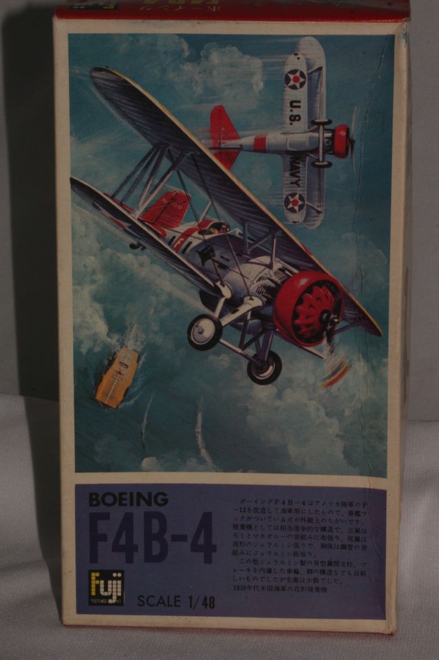 1970 s fugi boeing f4b 4 model airplane kit nice