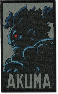 Patch STREET FIGHTER II NEW HDR Akuma Toys Gifts Anime Cosplay 
