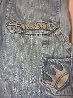 JNCO Jean Shorts Size 14 Light Blue / Kikwear   Caffine   Macgear 