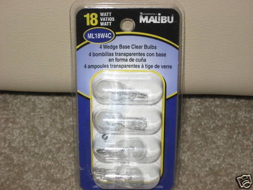 malibu path light wedge base bulbs 18 watt 12v