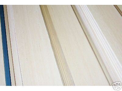 CLEARANCE CONTEST GRADE BALSA WOOD 1/8 X 3 X 36 SUPER LIGHT (10 