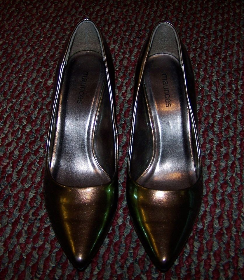 Ladies MAURICES Brand Patent Pumps Heels Shoes Size 8.5 M (8 1/2 M)