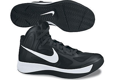 men s nike zoom hyperfuse 2012 black white size 9