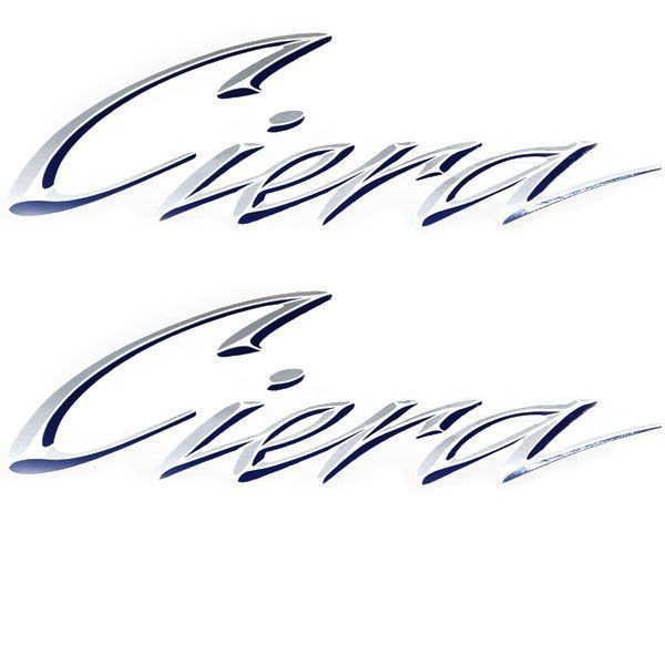 BAYLINER 7 X 2 1/2 INCH CIERA BOAT DECALS (PAIR)