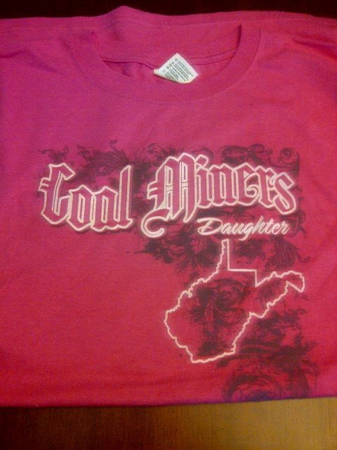 wv coal miner pride pink coal miners daughter t shirt