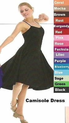 Teachers CAMISOLE LYRICAL DRESS Dance Ballet Costume COLOR & SIZE 