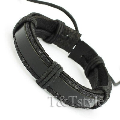 Jewelry & Watches  Mens Jewelry  Bracelets  Leather