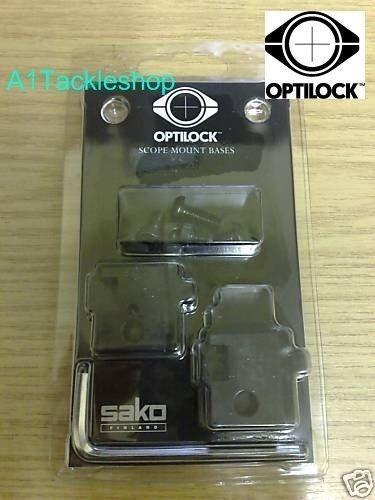   Bases/Base for SAKO Rifle Mounts   SHORT   75 I III 85 XS S BLUED