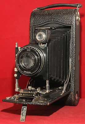 no 3a autographic kodak model c ilex shutter time left