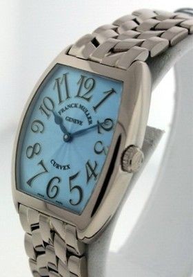 Franck Muller Cintree Curvex 7502 QZ 18k White Gold 31,600.00 ladies 