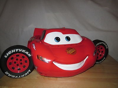 DISNEY PIXAR CARS MUSIC CD PLAYER AM/FM RADIO LIGHTNING McQUEEN