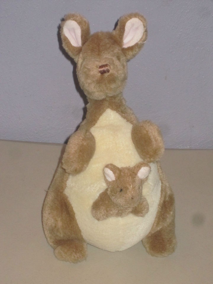   CLASSIC POOH KANGA 10 & ROO MOM & BABY KANGAROO PLUSH STUFFED TOY