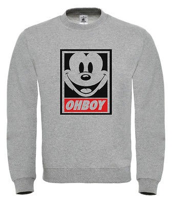 MICKEY MOUSE OHBOY SWEATER SWEATSHIRT JUMPER YMCMB DOPE OBEY FRESH 