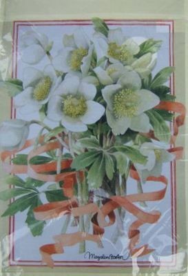 Natures Journey Winter Flowers Garden Banner Flag Marjolein Bastin