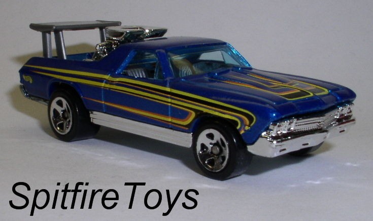 RARE TOYS R US HOT HAULERS 68 EL CAMINO BLUE NO HANDLING FEES ANY 