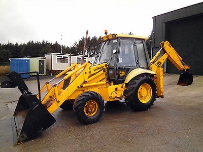 JCB 3CX + VIDEO digger back hoe loader 4WD excavator sitemaster