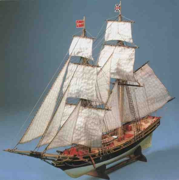 PLAN BY AEROPICCOLA TO BUILD MODEL OF HMS SWIFT 880MM L X 620MM H X 