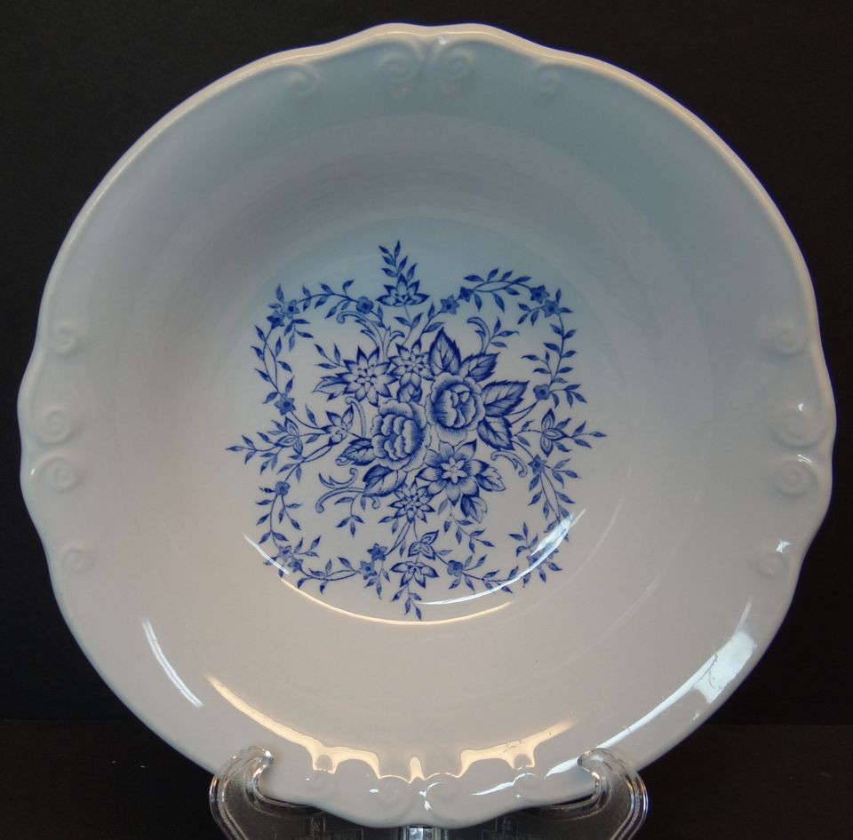 nikko mitani ironstone all purpose bowl blue flowers time left