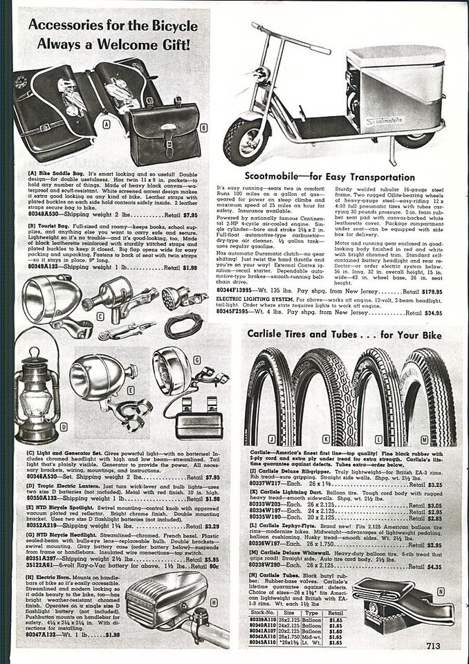 1956 57 AD Motor Bike Mini Scootmobile Pedal Cars Castelli Police 