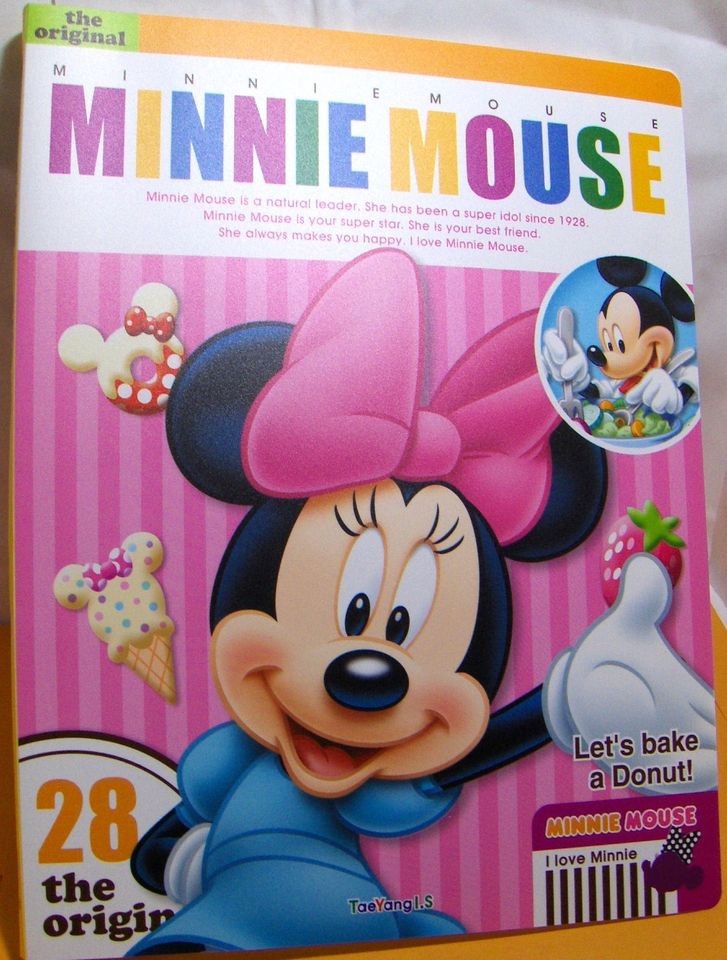   Mini Mouse File Folder Binder 20 Proposal Report Sheets Protector