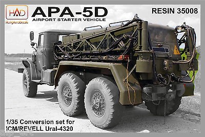 resin apa 5d airport starter vehicle conv for revell icm