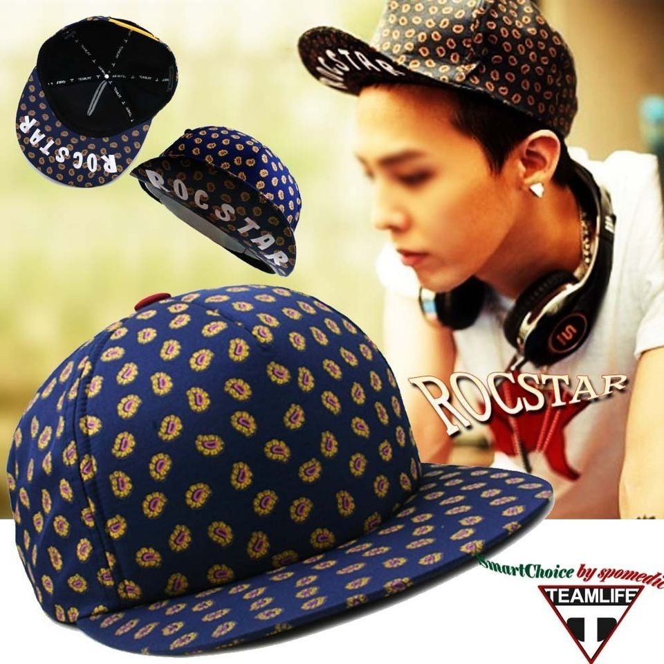 New ROCSTAR KPOP Character Hat G Dragon Man K POP BIGBANG Cap Hiphop 