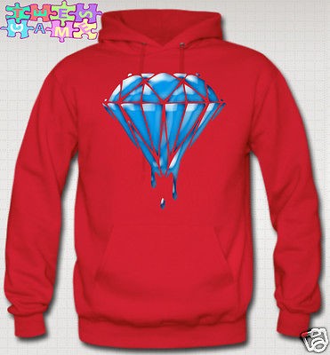 Diamond hoodie sweatshirt bleeding diamond crewneck tshirt