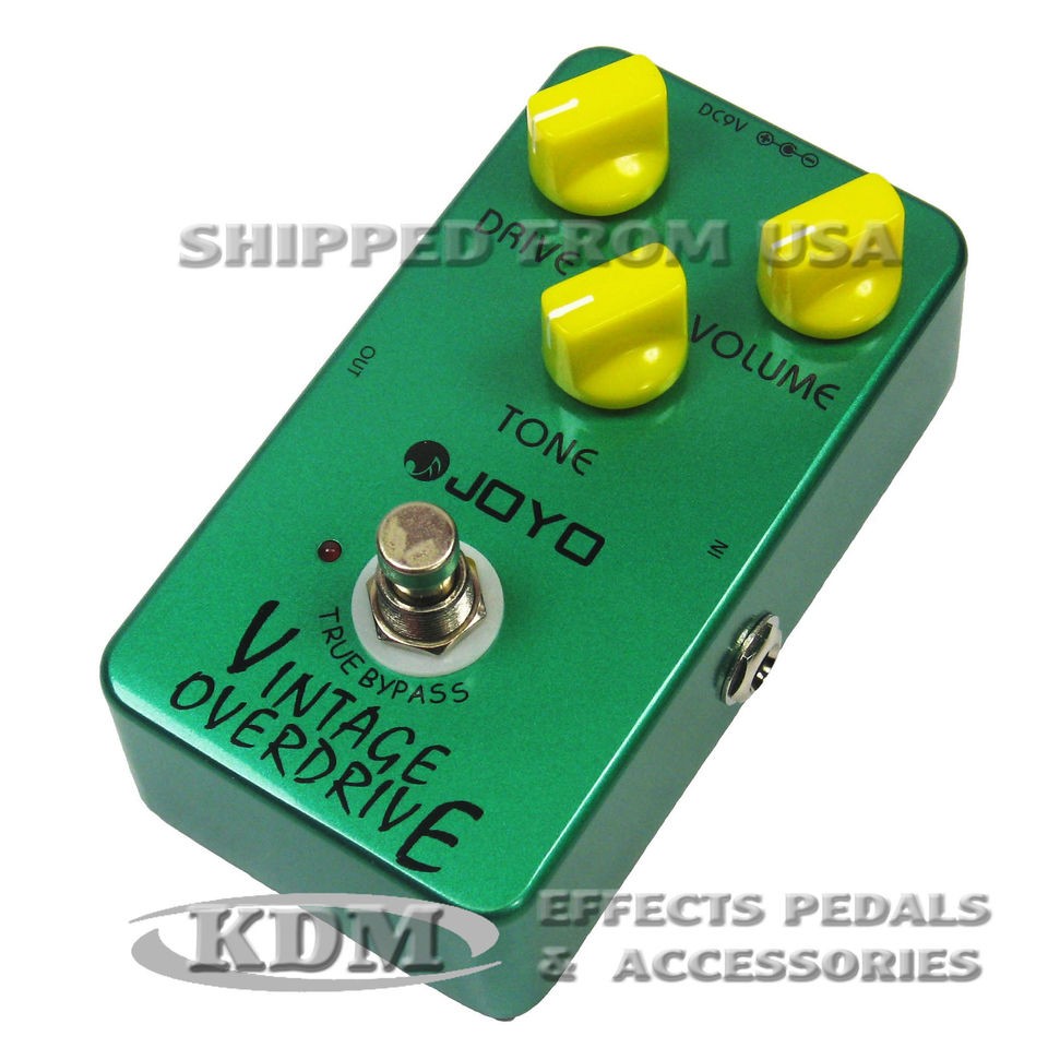 Joyo JF 01 Vintage Overdrive Pedal True Bypass  