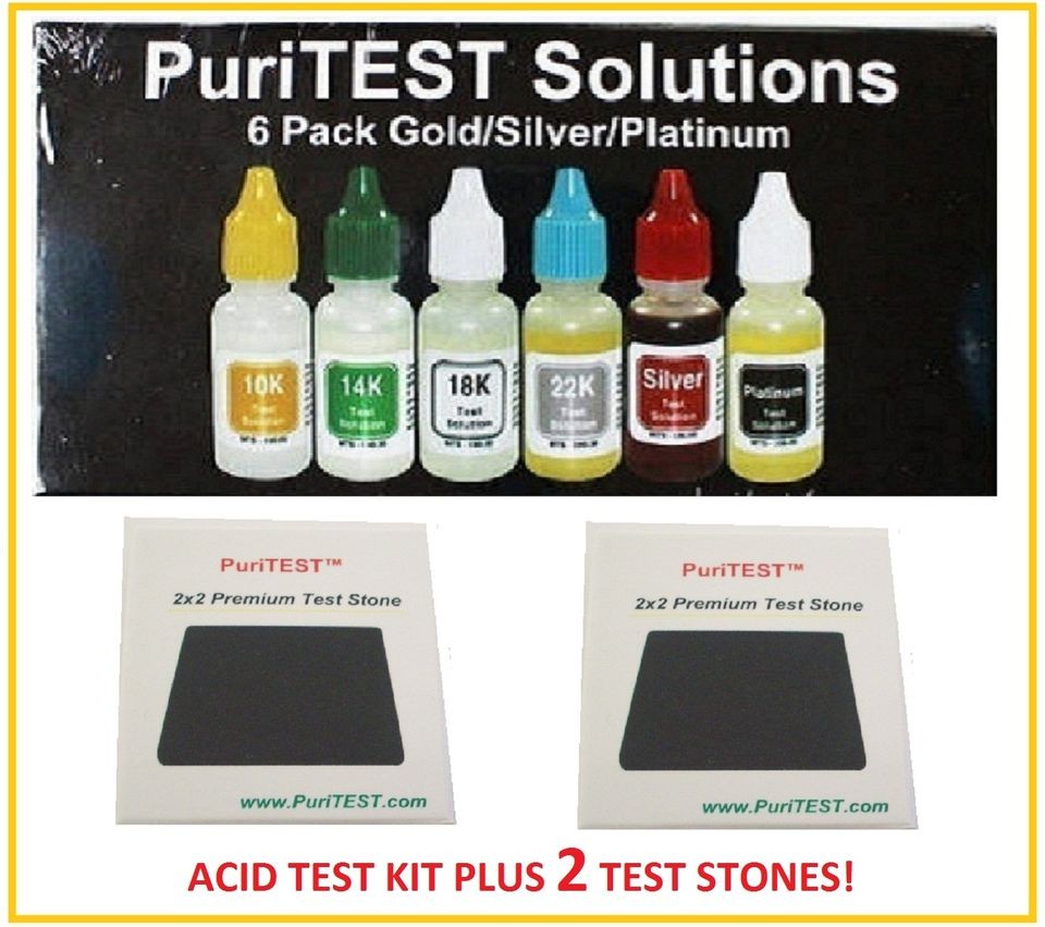   Acid Kit 10K 14K 18K 22K Silver Tester Detector Metal Jewelry Testing