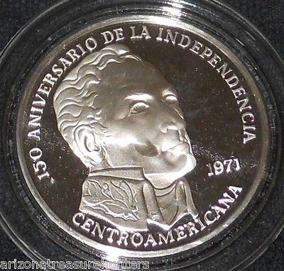 1971 Panama 20 Balboas Coin   2,000 Grains Solid Sterling Silver,