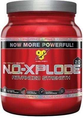 BSN NO Xplode 2.0 50 servings Explode 2.48 lbs Advanced Fruit Punch 