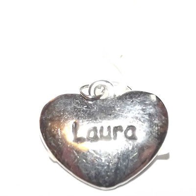 GANZ PUFFED HEART PERSONALIZED CHARMS OR PENDANTS LETTER L NAMES