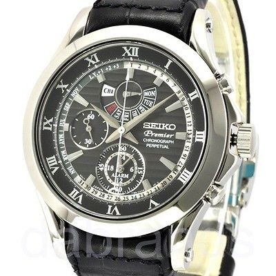 seiko premier chronograph perpetual spc053 spc053p1 includes original 