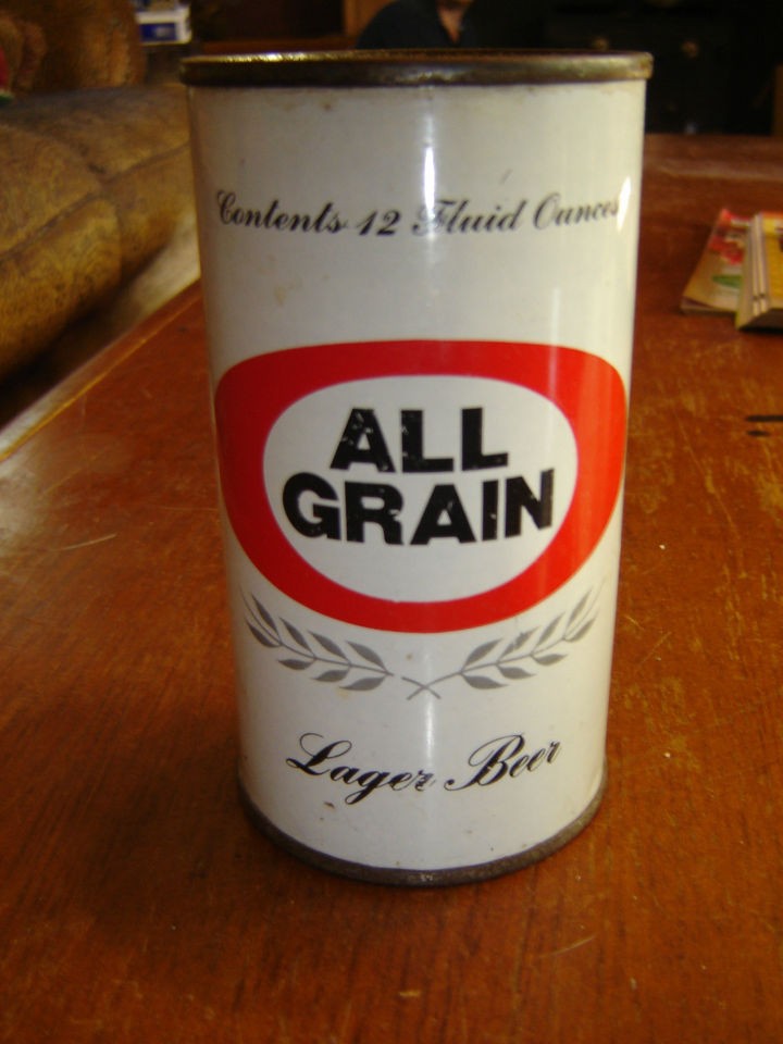   Indoor All Grain Storz Brewing Omaha, Nebraska Empty Flat Top Beer Can