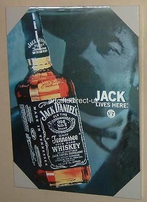 AWESOME JACK DANIELS LIVES HERE 3D HOLOGRAM SPECIAL EFFECT POSTER ON 