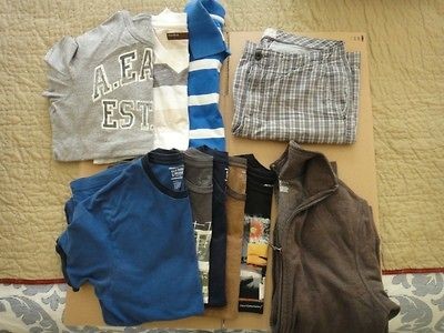 mens billabong american eagle perry ellis lot