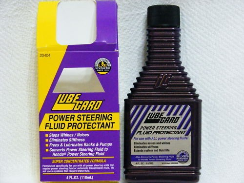 lubegard power steering pump fluid additive protectant 