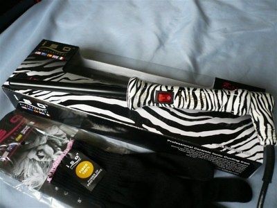 iso twister 13mm ceramic hair curling iron curler zebra time