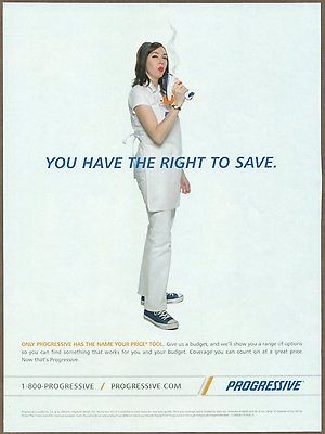 Print Ad   Progressive Insurance 2012 magazine advertisement, Flo 