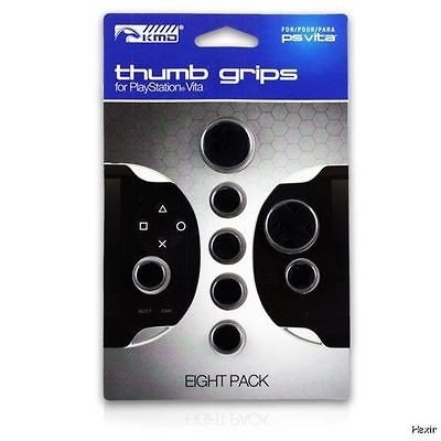 Sony PS Vita 8 Pack Analog Stick Kit KMD BLACK New (Joysticks 