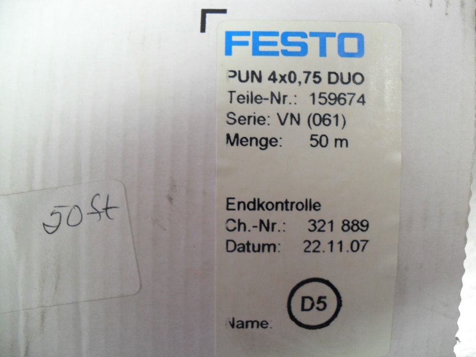 festo pun 4x0 75 duo new free ship spiral plastic