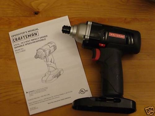 new 19 2v craftsman impact drill driver 19 2 volt